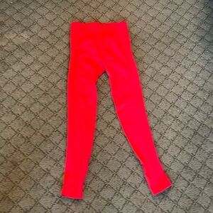 Women’s red leggings size medium